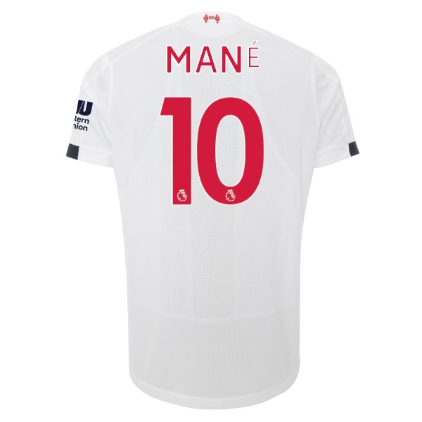 Trikot Liverpool NO.10 Mane Auswarts 2019-20 Weiß Fussballtrikots Günstig